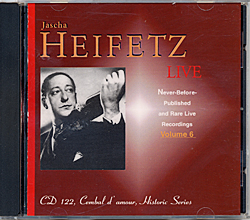 The Jascha Heifetz CD Collection on Cembal d'amour The Jascha Heifetz CD Collection on Cembal d'amour